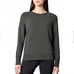 Mondetta Women's Long Sleeve Brushed Tunic, Buen Olive, XXL